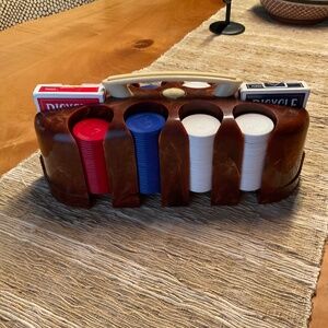 Vintage Bakelite Poker Caddy